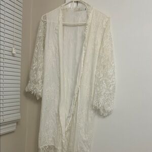 Le El - Elle Bridal Lace Robe